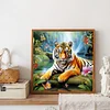 Diamond Painting-DIY Full Round Drill Tiger