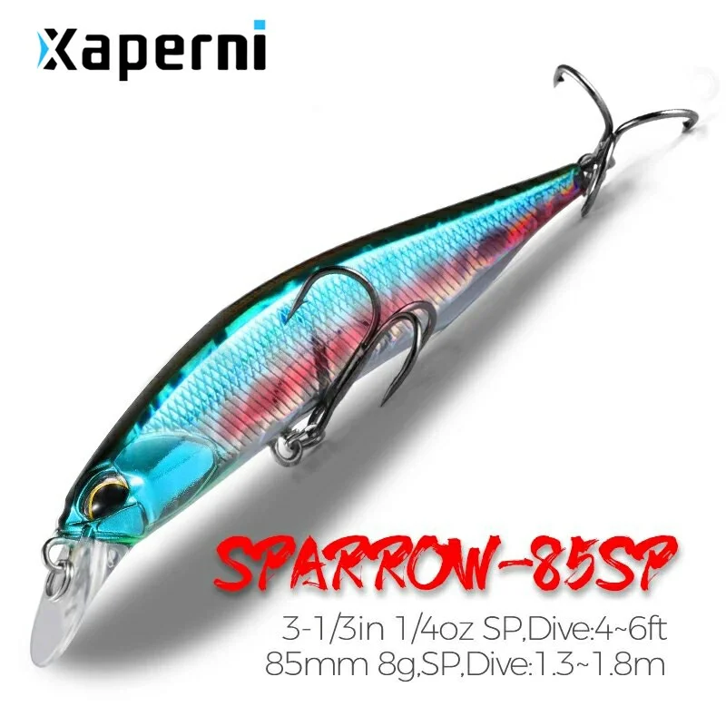 Xaperni 85mm 8g  hot model fishing lures hard bait 14color for choose minnow quality professional minnow depth1.3-1.8m