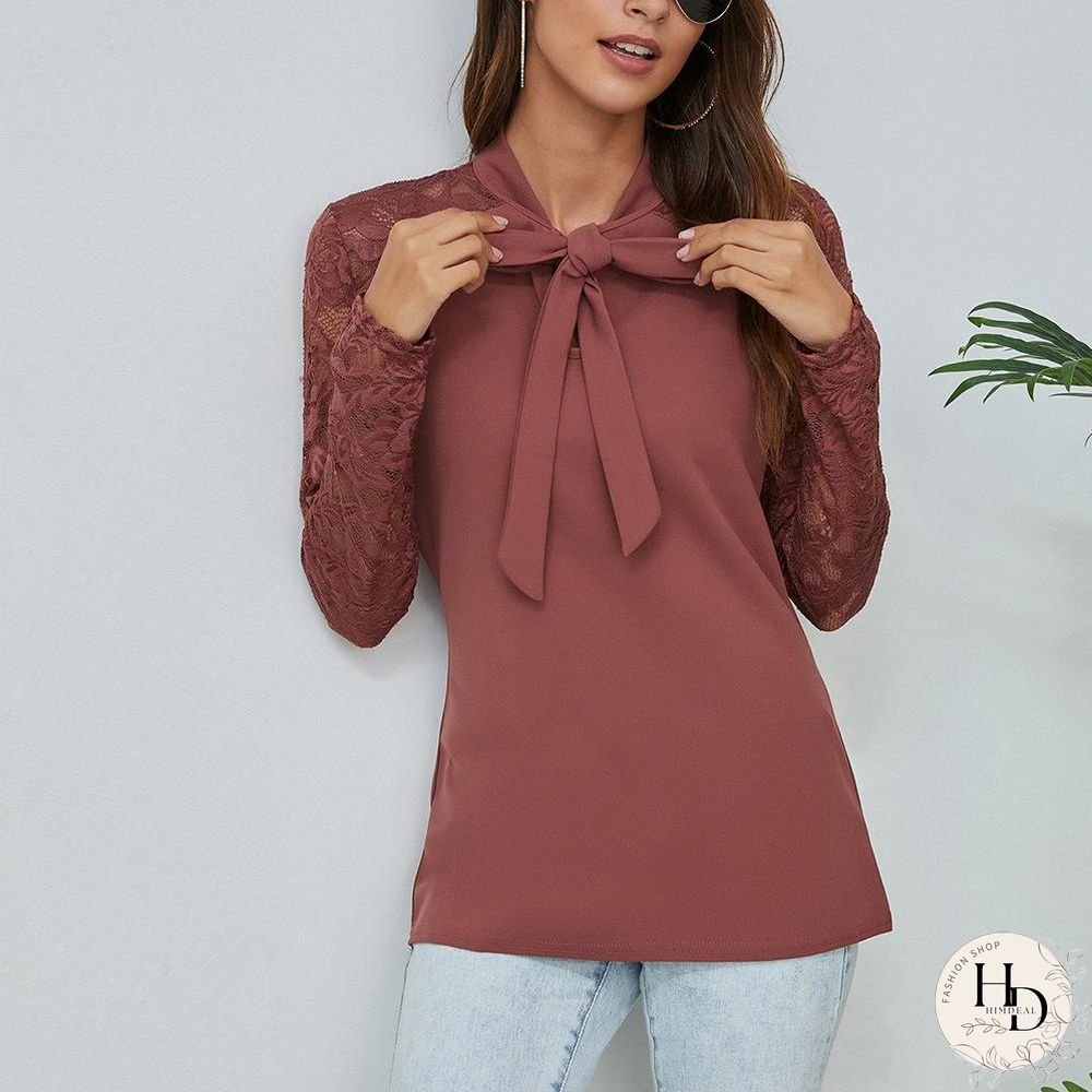 Office Strappy Plain Lady Shirt