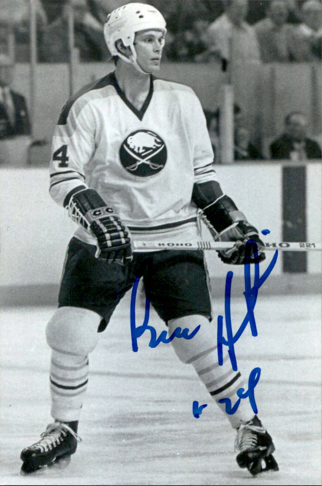 Bill Hajt SIGNED autographed 4x6 Photo Poster painting BUFFALO SABRES #3