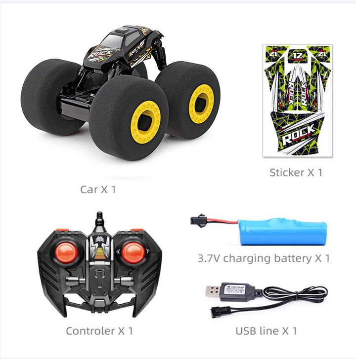 RC Sponge Wheel Stunt Indoor Tumbling Car-Christmas Gifts
