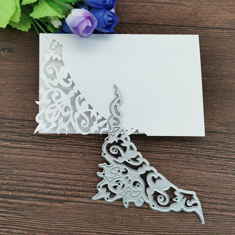 Flower Frame Metal Cutting Dies Stencils For DIY Scrapbooking Decorative Embossing Handcraft Die Cutting Template