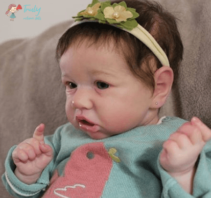 Real Like Mini Look Real Reborn Baby Doll Girl Under $50 12'' Xenia by Creativegiftss® 2023 -Creativegiftss® - [product_tag] Creativegiftss.com