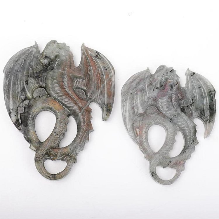 Labradorite Crystal Carving Dragon Animal Bulk