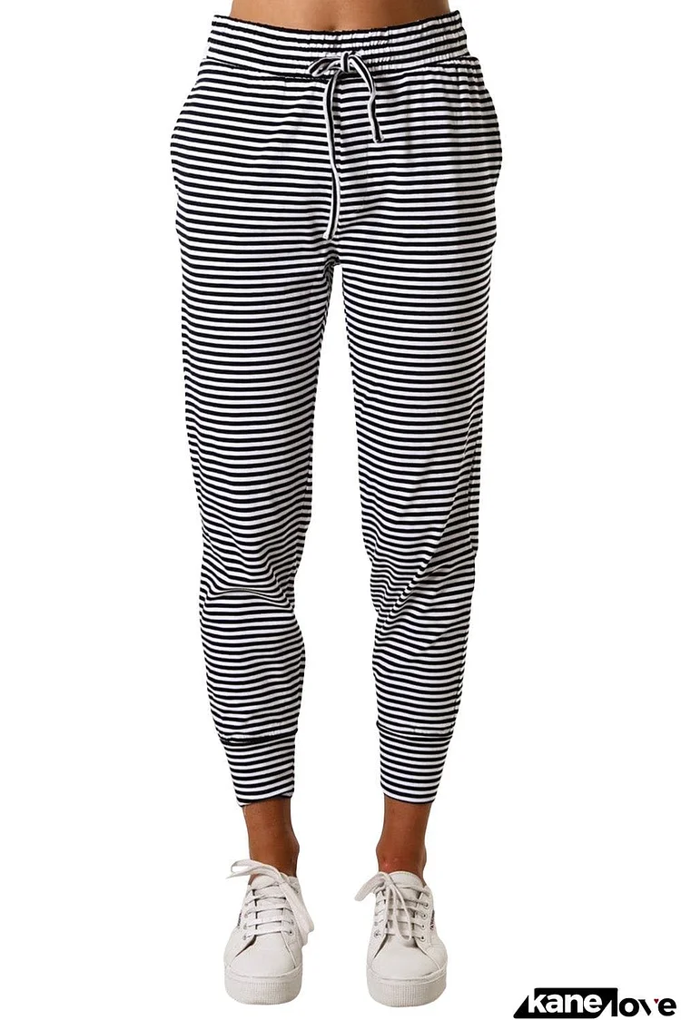 Striped Casual Joggings