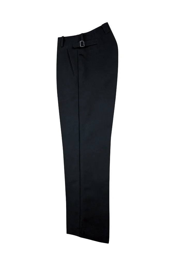   German Political Party Officer Black Gabardine Straight Trousers German-Uniform