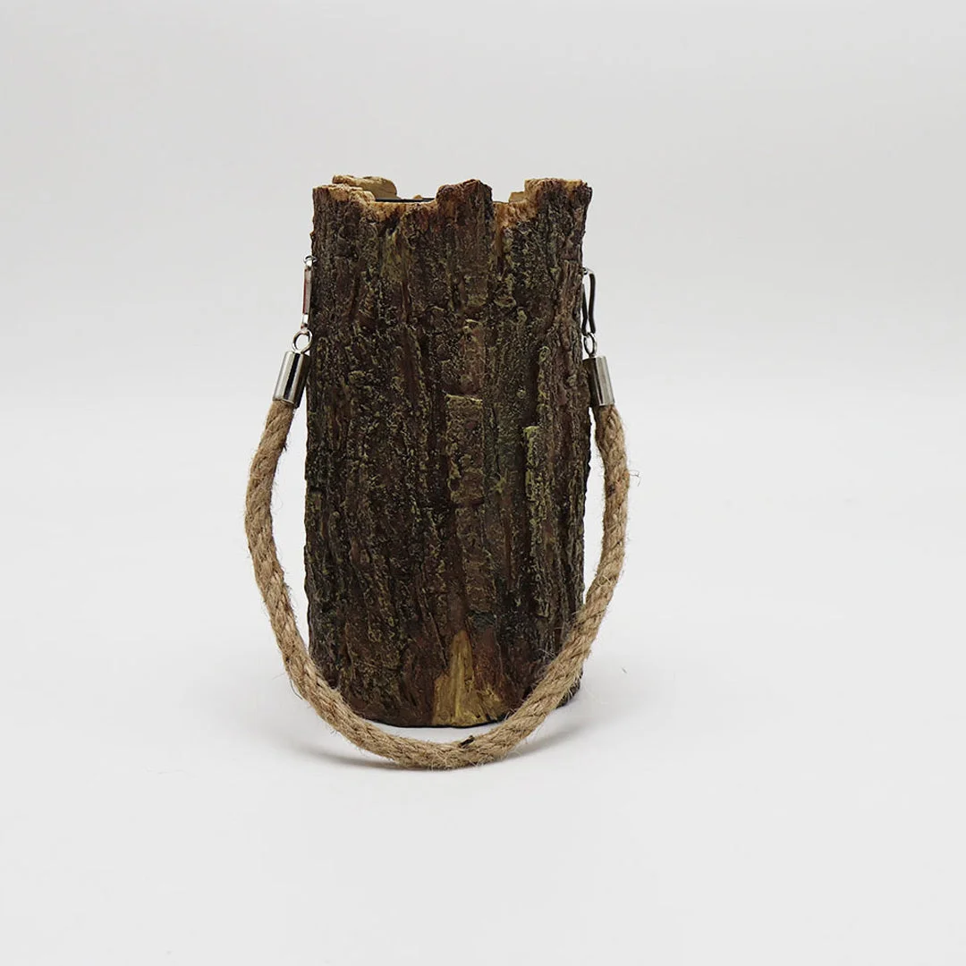 Solar Tree Stump Owl Night Light