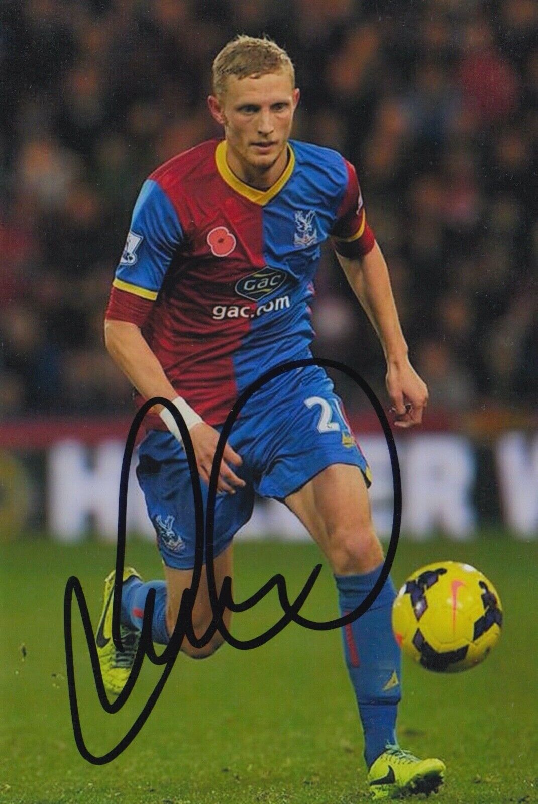 DEAN MOXEY HAND SIGNED 6X4 Photo Poster painting - FOOTBALL AUTOGRAPH - CRYSTAL PALACE.