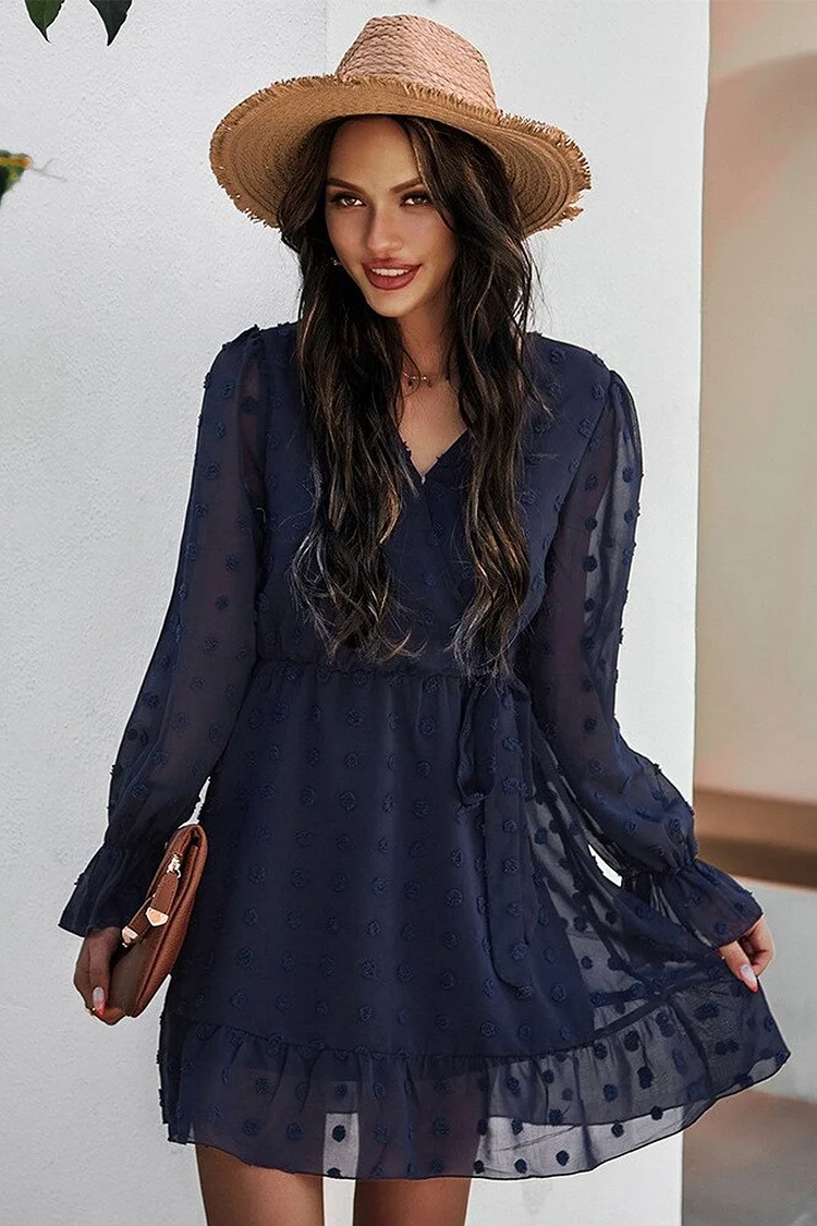 Luditu Mini Dress Sarai in Blue
