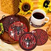 8pcs DIY Diamond Painting Coaster Kit With Holder - Spider