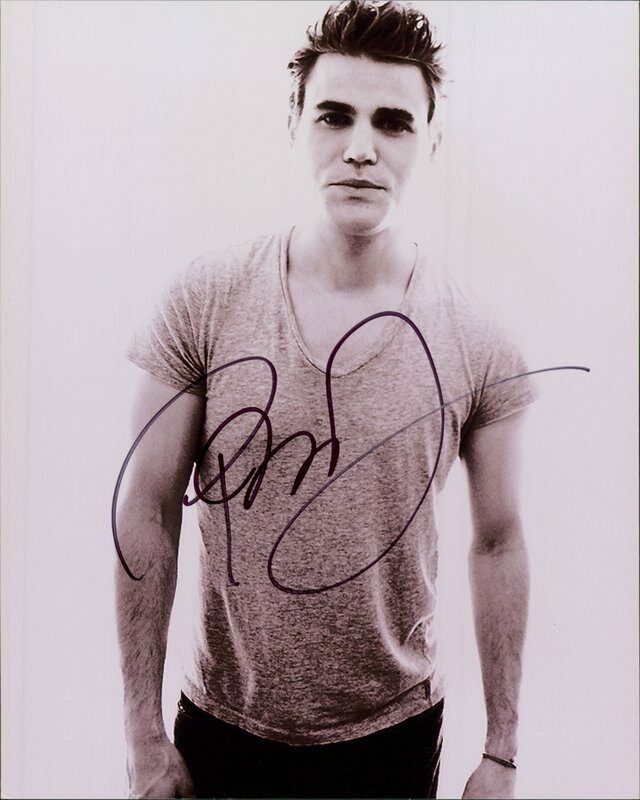 Paul Wesley authentic signed celebrity 8x10 Photo Poster painting W/Cert Autographed C1