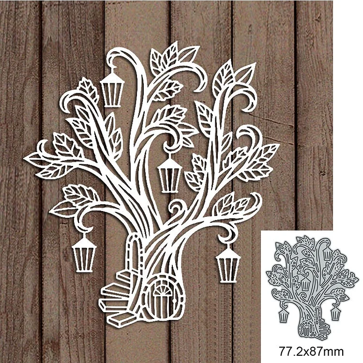 Tree House Metal Cutting Dies For DIY Scrapbook Cutting Die Paper Cards Embossed Decorative Craft Die Cut New