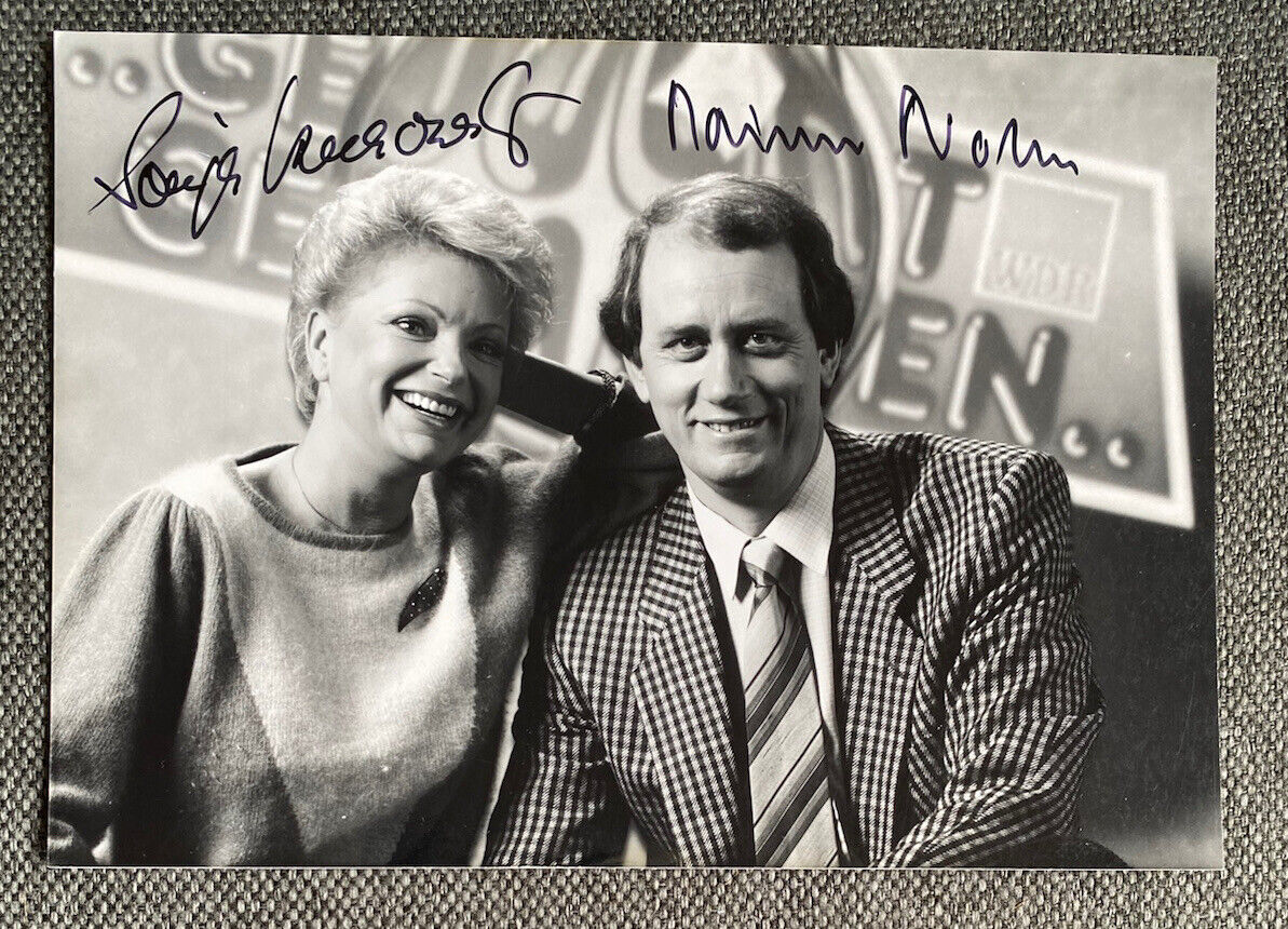 Sonja Kurowsky & Rainer Nohn Autograph On Photo Poster painting 10,5 X 14,5 CM Autographed