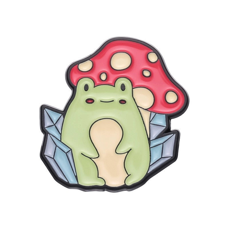 Cartoon Style Cute Pin Frog Alloy Plating Unisex Brooches