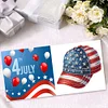 (US Only)6PCS DIY Independence Day Diamond Art Greeting Cards for Independence Day