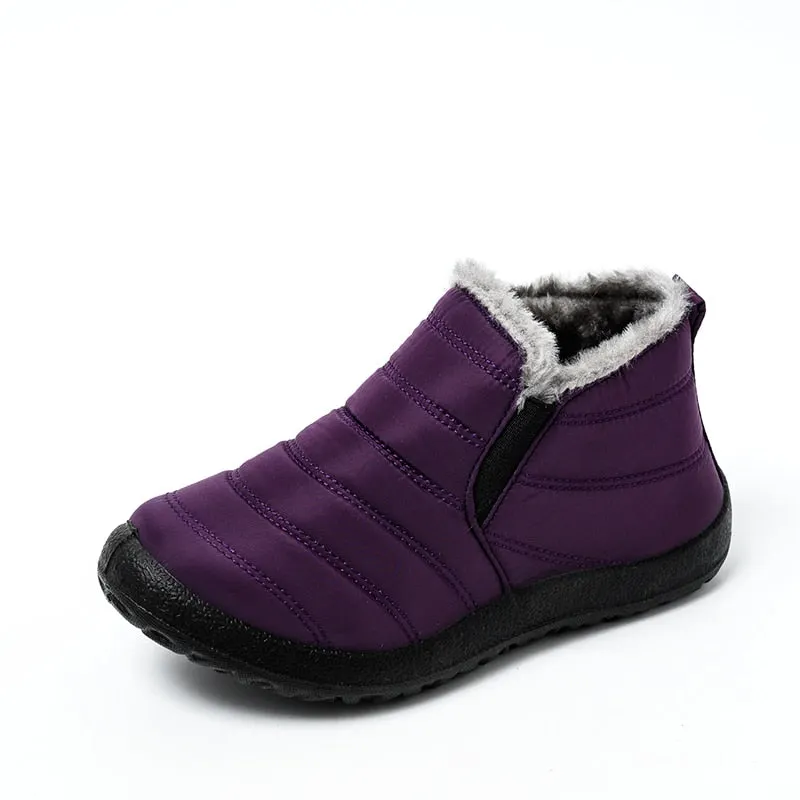 Women Boots Non-Slip Waterproof Winter Ankle Snow Boots Women Platform Boots Female Winter Shoes With Thick Fur Botas Mujer 2021