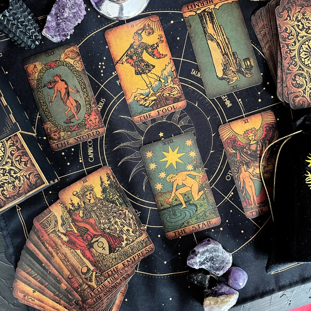 Purple Deck Tarot Cards