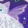 Moon Cat  | Crystal Rhinestone  | Full Round Diamond Painting Kits