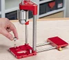 Portable Woodworking Drill Bit Locator, Adjustable Punch Locator Drill Bit Template Guide, Benchtop Drill Press Woodworking Drill Bit Locator