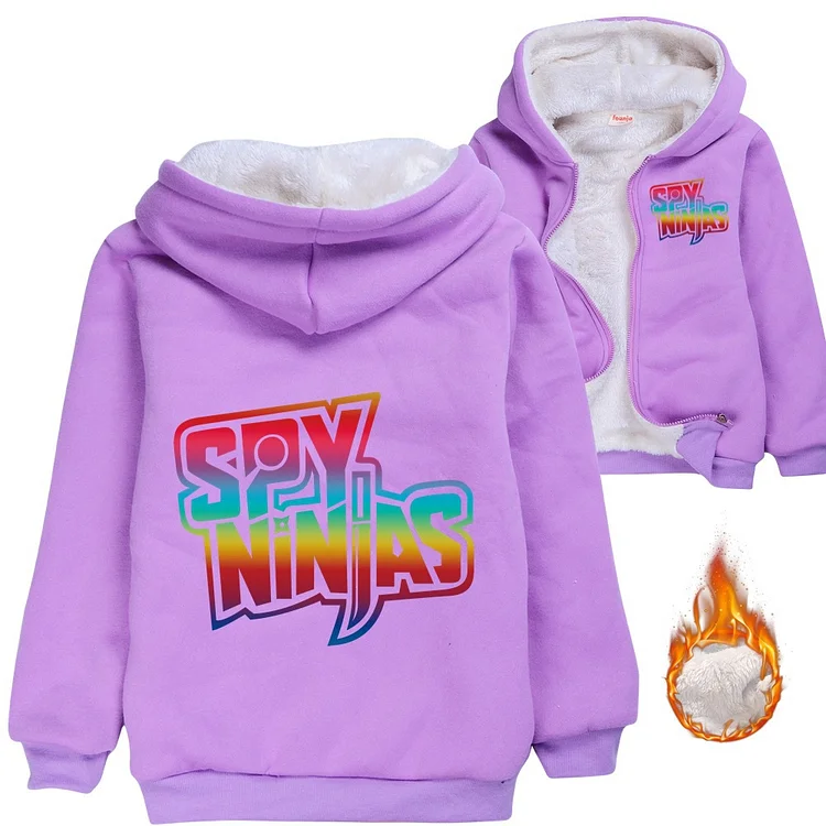 Spy Ninjas Cotton Jacket for Kids-Mayoulove
