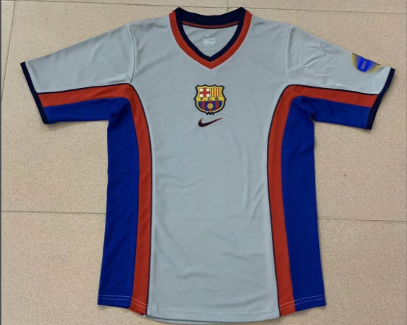 Retro 2000 Barcelona away Football shirt 