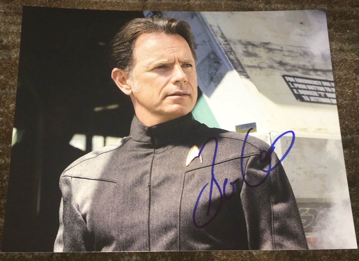 BRUCE GREENWOOD SIGNED AUTOGRAPH STAR TREK PIKE 8x10 Photo Poster painting w/EXACT PROOF