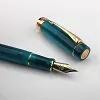 Jinhao 100 "Century" Series Acrylic Fountain Pen &ndash; Peacock Blue &ndash; Professional Business/Office Signature Pen