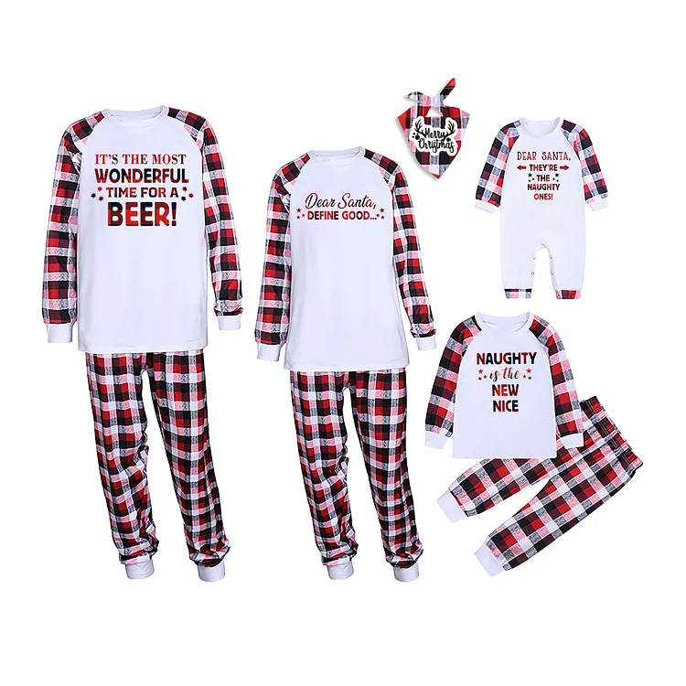 Dear Santa Christmas Family Matching Pajamas