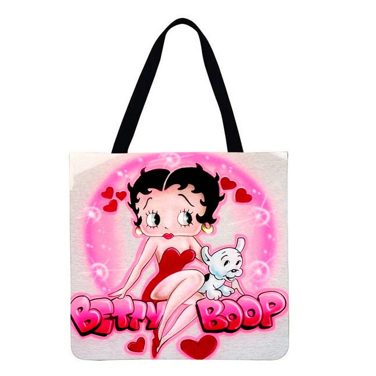 Cartoon Character - Linen Tote Bag