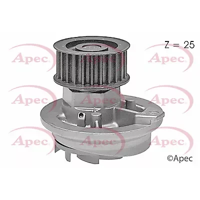 Water Pump fits OPEL KADETT D, E 1.7D 88 to 92 17D Coolant 1334041 1334050 Apec Parts