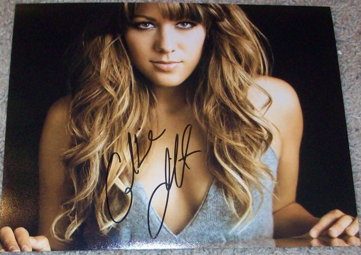 COLBIE CAILLAT SIGNED AUTOGRAPH 8x10 Photo Poster painting B w/PROOF