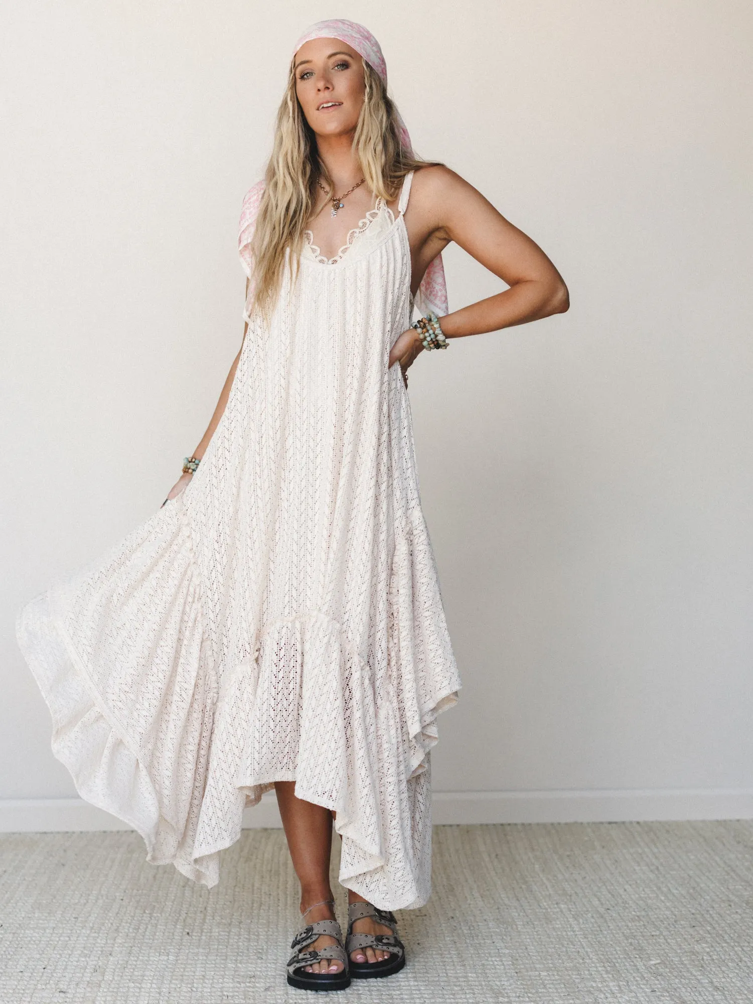 The Nest Breezy Days Maxi Dress - Taupe