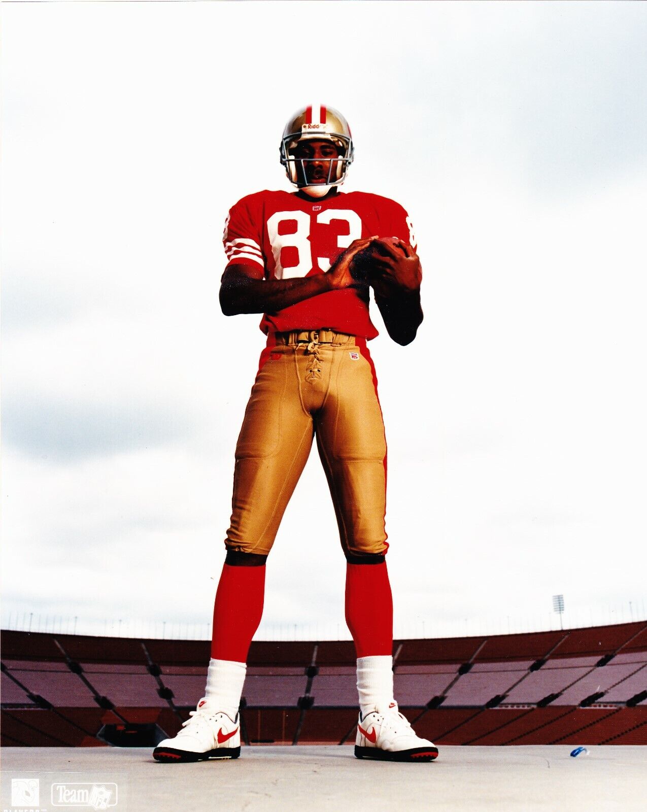 J.J.Stokes 8x10 San Francisco 49er's color Photo Poster painting