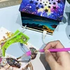 uk.everydayedeals Diamond Painting Luminous Portable Vacuum Suction Pen Accessories Tool - Sunset Trees
