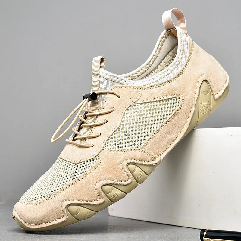 Men's Sneakers cow suede Leather Men Loafers Shoes Fashion Slip on Men Driving Shoes Soft Sapato Masculino Mocassin Homme