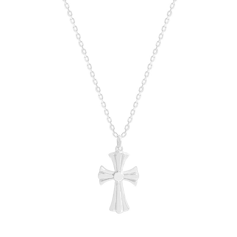 925 Sterling Silver Plating Geometric Pendant Necklace