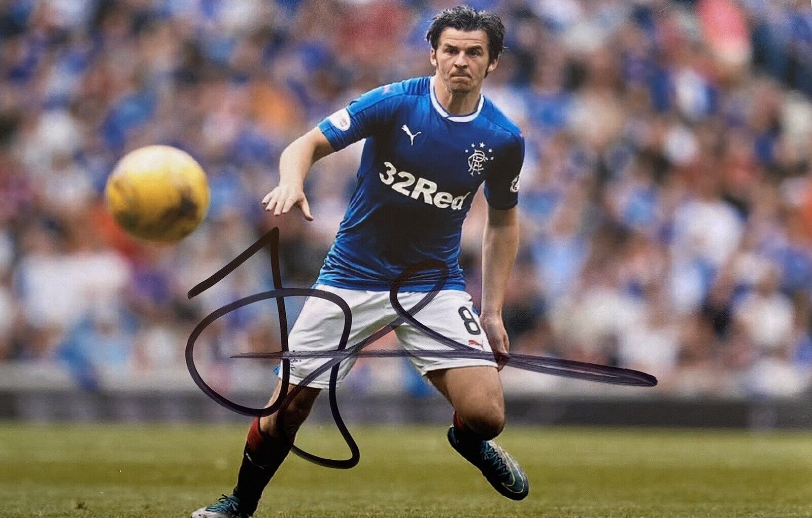 Joey Barton Genuine Hand Signed Rangers 6X4 Photo Poster painting