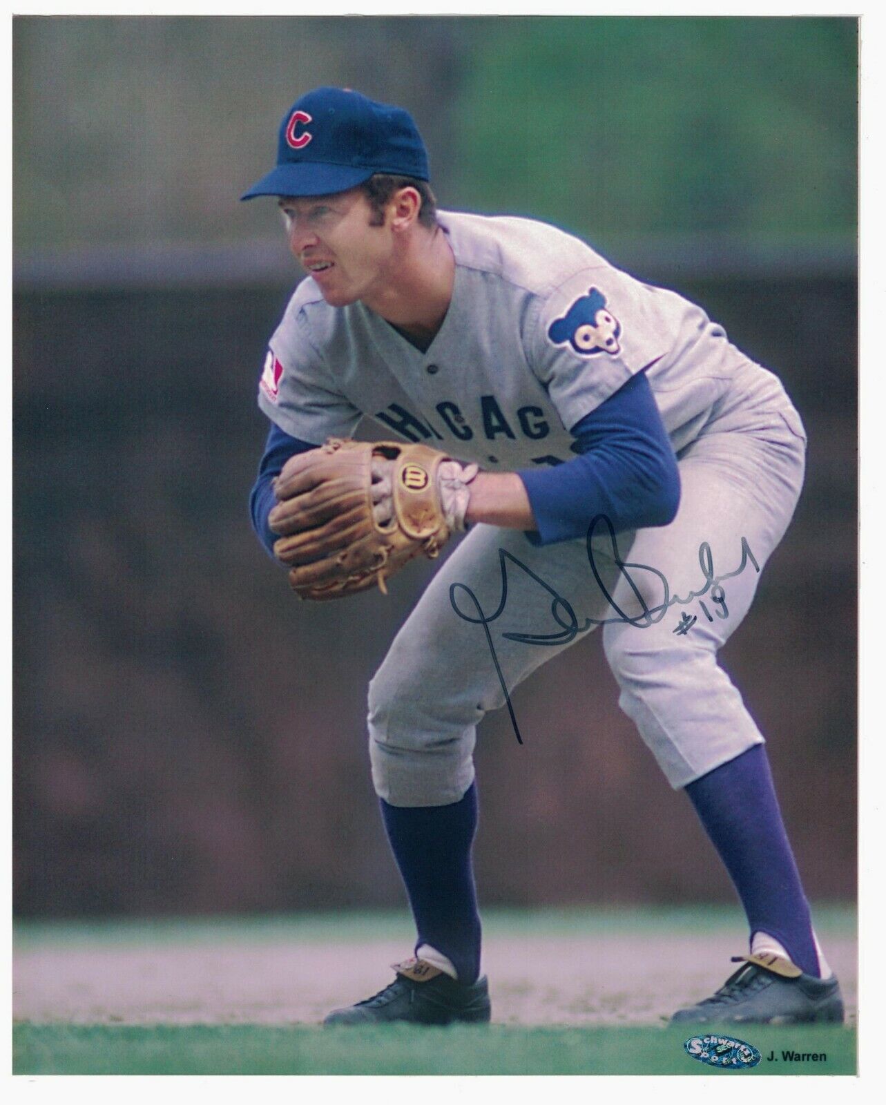 Glenn Beckert Signed Autographed 8 x 10 Photo Poster painting Chicago Cubs COA