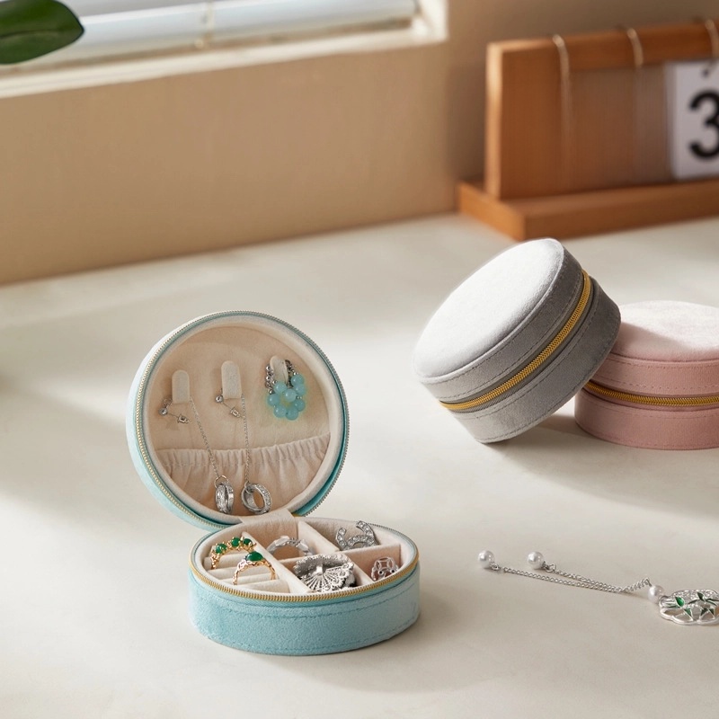 Exquisite Small Storage Box Ring Earrings Necklace Earrings Jewelry Bag Portable Exquisite Jewelry Box Jewelry3
