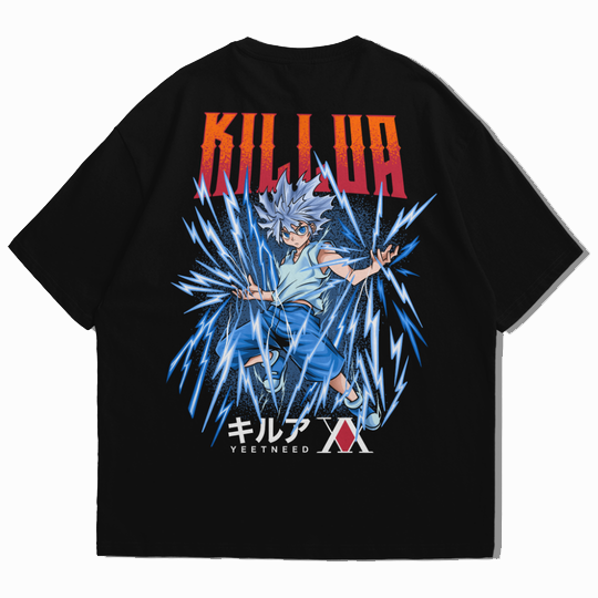 "Killua x HUNTERxHUNTER" Oversized T