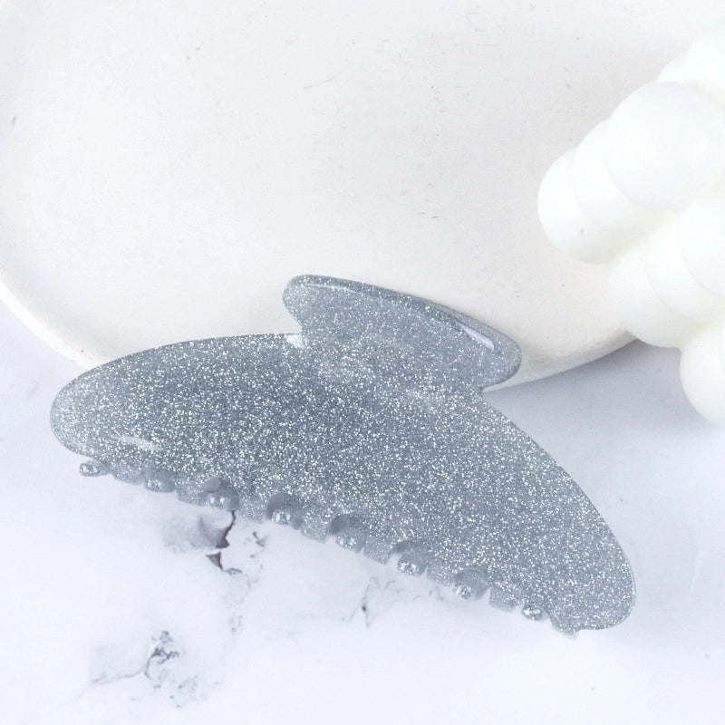 Women’s Casual Minimalist Solid Color Arylic Stoving Varnish Hair Claws