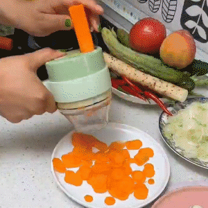 🔥 4 IN 1 HANDHELD ELECTRIC VEGETABLE CUTTER SET