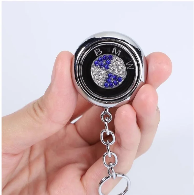 Light luxury rotating pendant men's and women's high-end car key chain