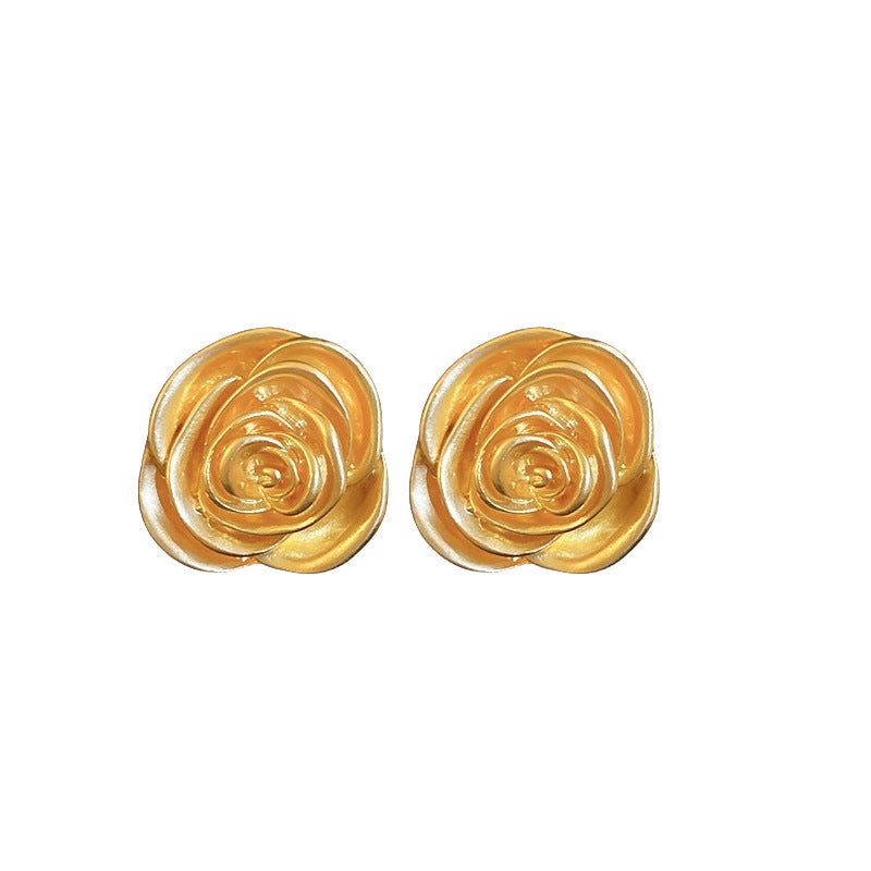 Medieval Flower Flower Alloy Electroplating Earrings