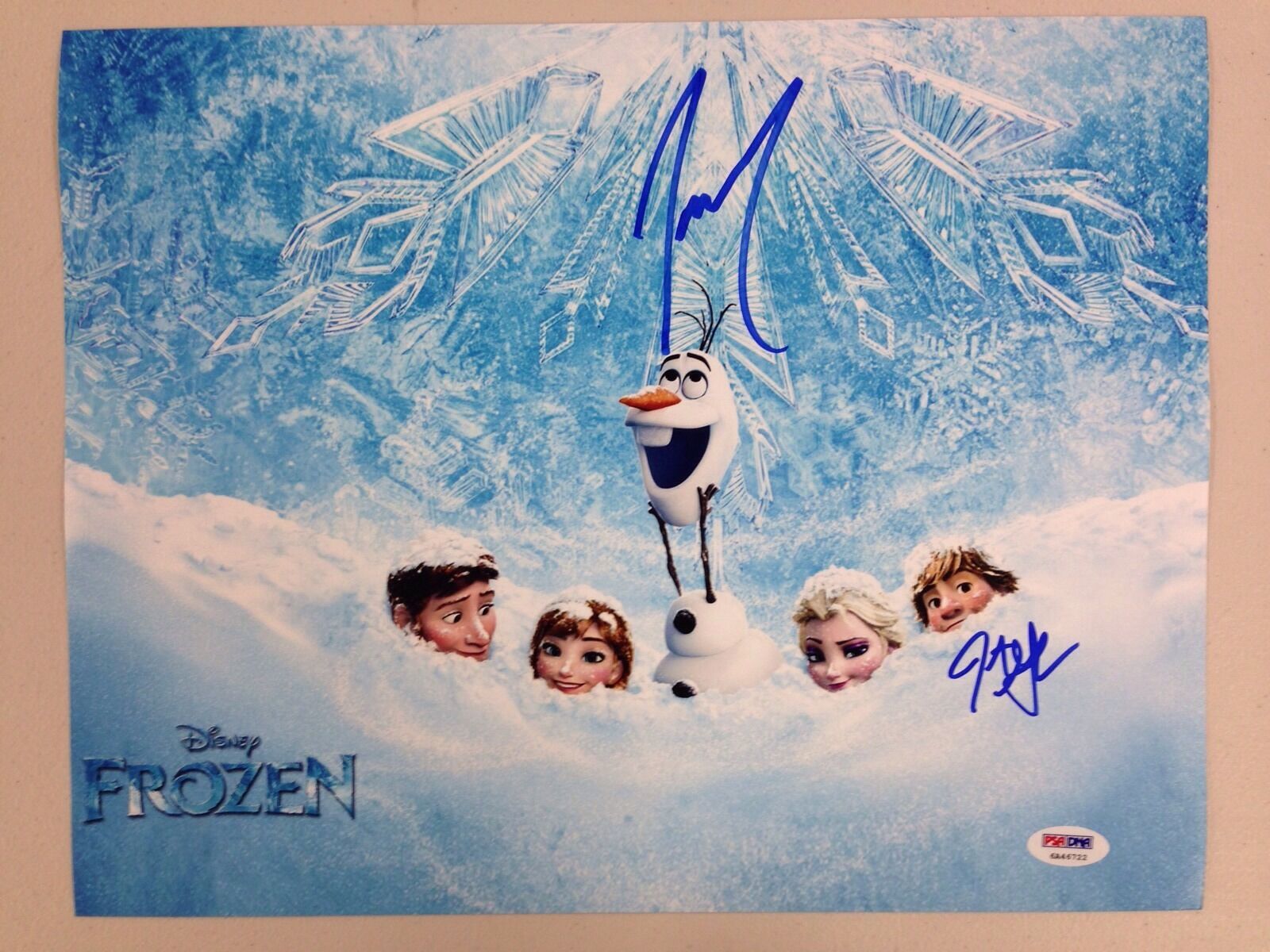 Josh Gad & Jonathan Groff Signed Frozen 11x14 Movie Photo Poster painting PSA/DNA Autograph