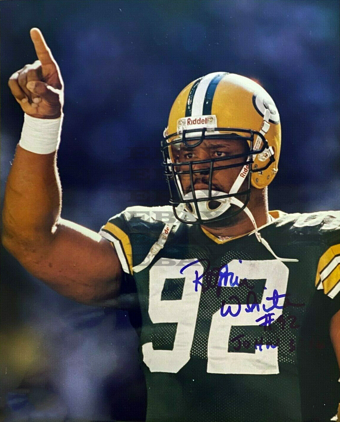 Reggie White Greenbay Packers Signed Autographed 8x10 Photo Poster painting Reprint