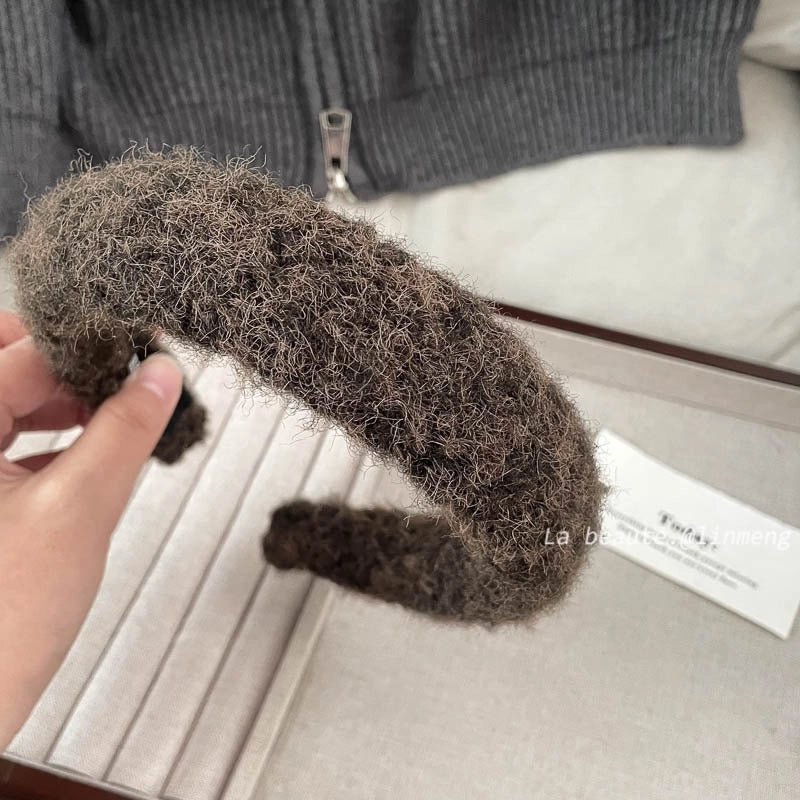 Elegant Retro Solid Color Cloth Hair Band