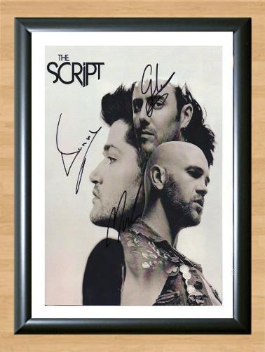 The Script  Band Signed Autographed Photo Poster painting Poster Print Memorabilia A4 Size