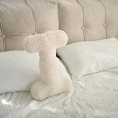 INS Nordic 26 English Letters Throw Pillow DIY Name Bed Sofa Cushion Baby Sleep Pillows Toys Kids Room Decorations Photo Props