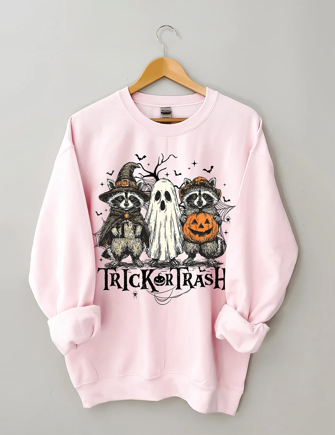 Boo Ghost Racoon Feral Sweatshirt